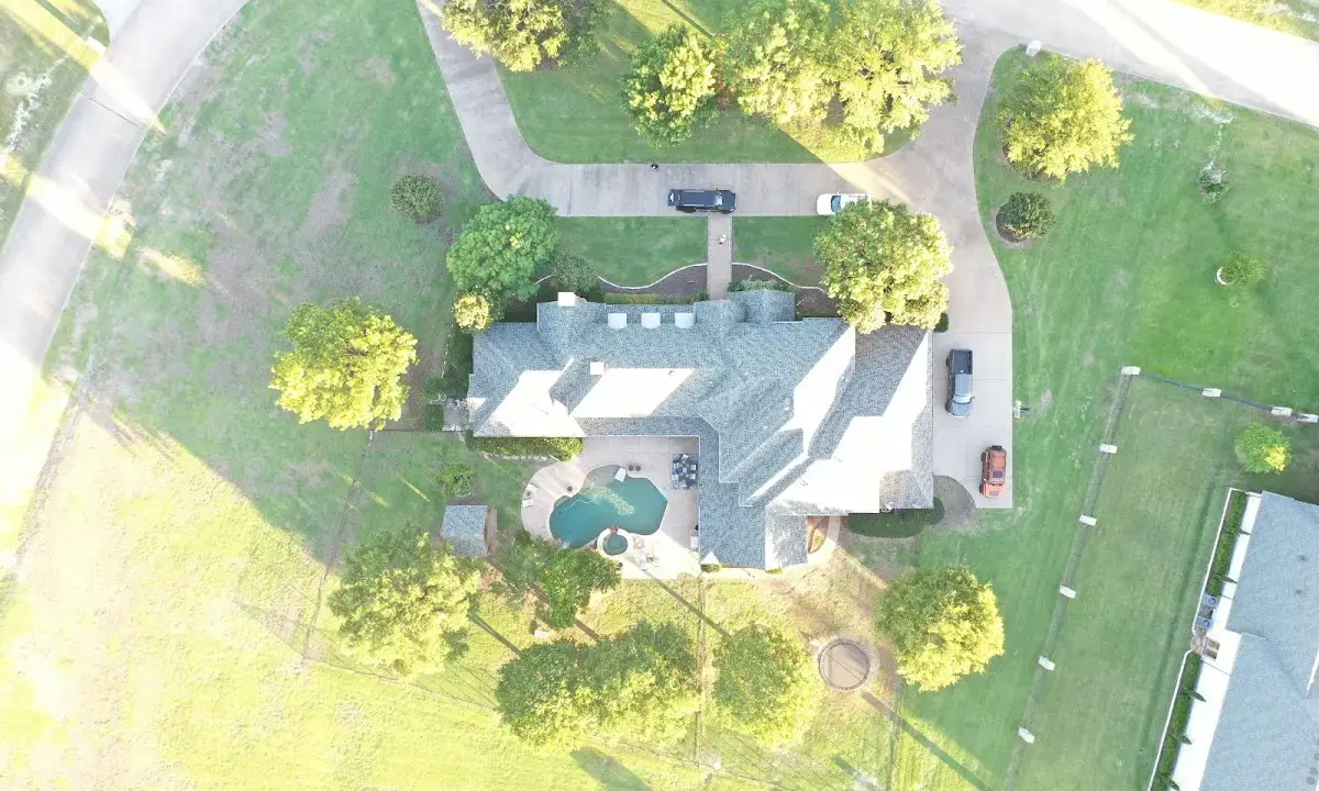 New shingle roof installation on a home in Whitefish Bay